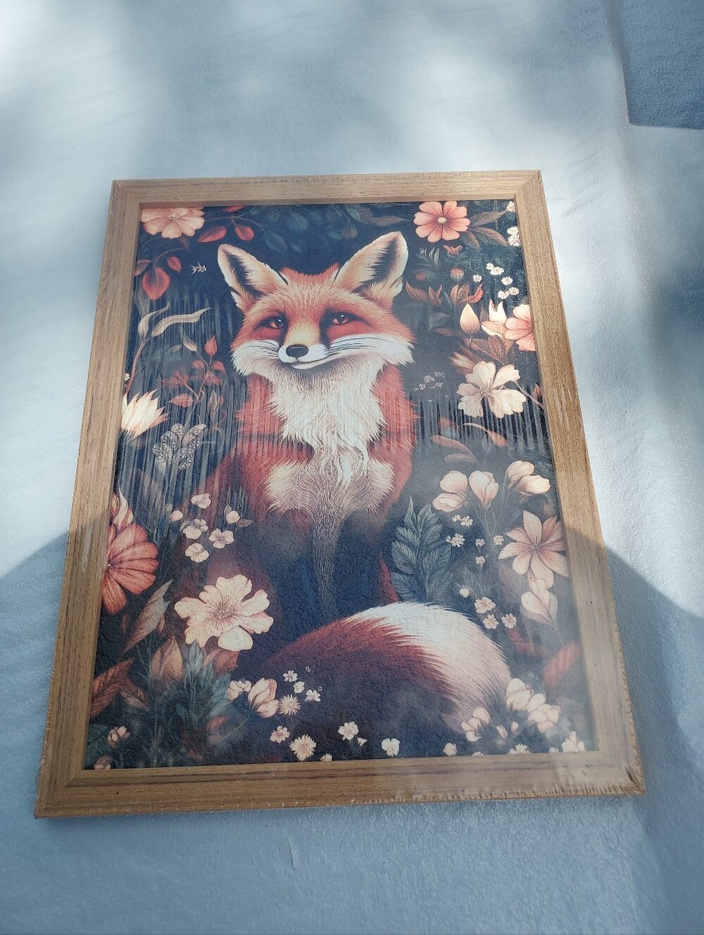 Amazon Fox Wall Art in Orange, White, Green